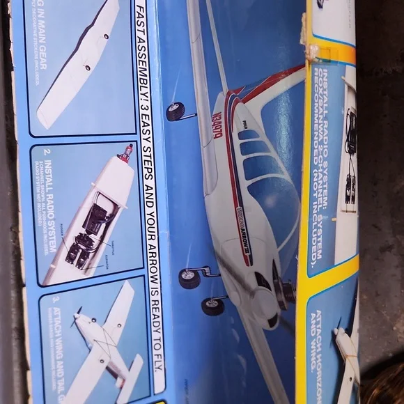 Cox Radio Control Piper Dakota Airplane Vintage, New In Box W Factory Engine. - Picture 5 of 8